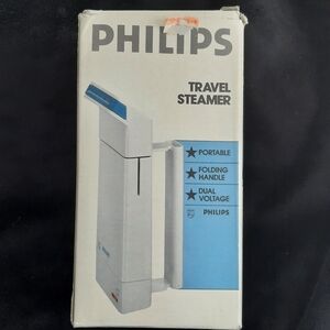 PHILIPS Travel Garment STEAMER Model TS6000B Vintage New In Box